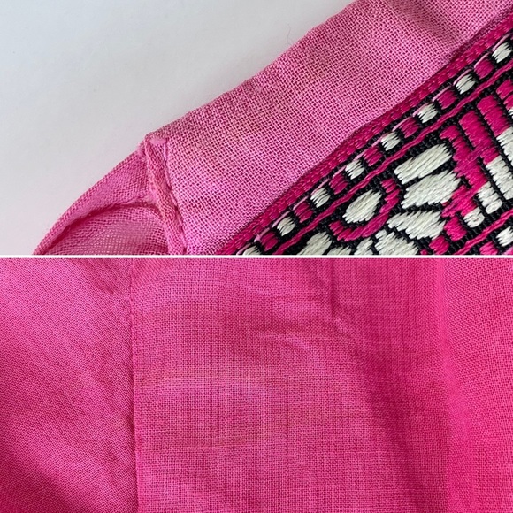 Le Chateu Tie-up Beaded Bandeau Crop Top - Picture 17 of 17